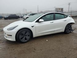 Tesla salvage cars for sale: 2021 Tesla Model 3