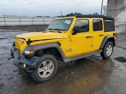 Salvage cars for sale at Fredericksburg, VA auction: 2018 Jeep Wrangler Unlimited Sport