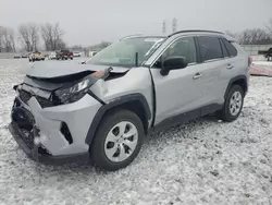 Salvage cars for sale at Barberton, OH auction: 2019 Toyota Rav4 LE