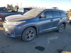 Salvage cars for sale at Denver, CO auction: 2019 Toyota Highlander Hybrid