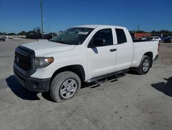 Salvage cars for sale at Homestead, FL auction: 2019 Toyota Tundra Double Cab SR