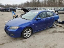 Salvage cars for sale at Ellwood City, PA auction: 2008 Mazda 3 S