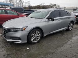 Salvage cars for sale at Spartanburg, SC auction: 2019 Honda Accord LX