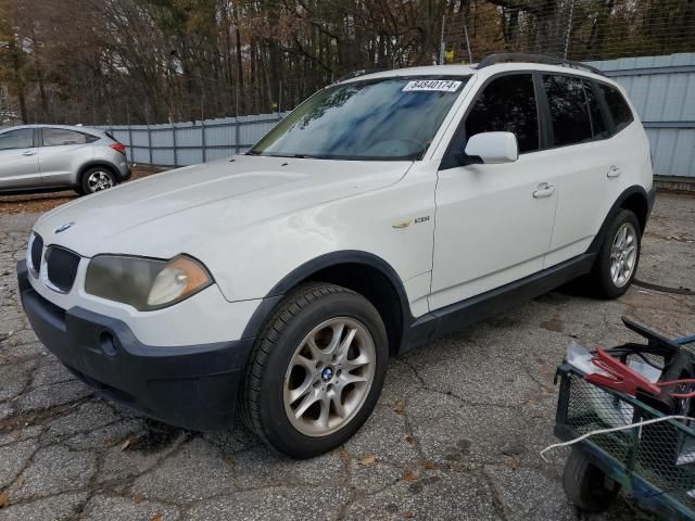 2004 BMW X3 2.5I