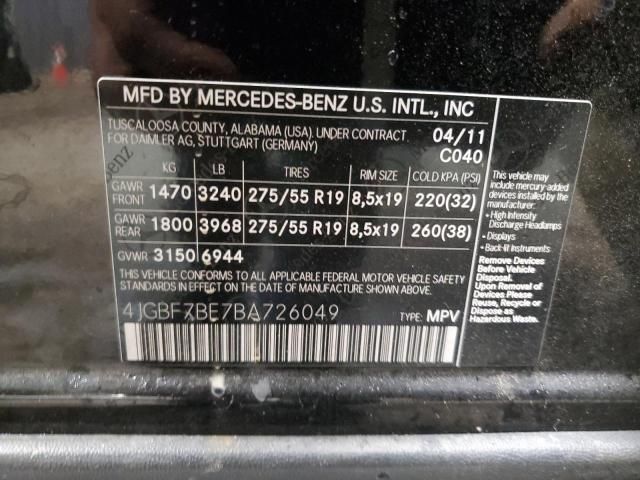 2011 Mercedes-Benz GL 450 4matic