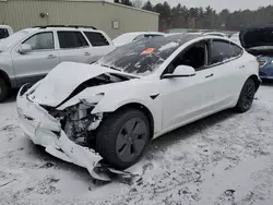 Salvage cars for sale at Exeter, RI auction: 2023 Tesla Model 3