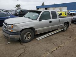 2004 Chevrolet Silverado C1500 en venta en Woodhaven, MI