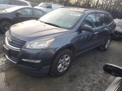 Salvage cars for sale at Waldorf, MD auction: 2013 Chevrolet Traverse LS