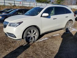 Acura salvage cars for sale: 2016 Acura MDX Advance