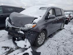 Toyota Sienna xle salvage cars for sale: 2011 Toyota Sienna XLE