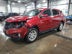 Salvage cars for sale from Copart Ham Lake, MN: 2022 Chevrolet Equinox LT