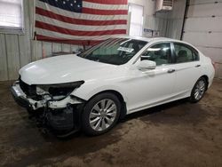 Salvage cars for sale at Lyman, ME auction: 2013 Honda Accord EX