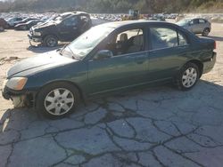 Salvage cars for sale at Hurricane, WV auction: 2001 Honda Civic EX