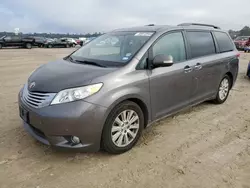 Salvage cars for sale at Houston, TX auction: 2014 Toyota Sienna XLE