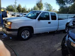 Salvage cars for sale from Copart Midway, FL: 2004 Chevrolet Silverado C1500