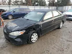 Salvage cars for sale at Hampton, VA auction: 2003 Toyota Camry LE