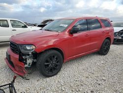 Salvage cars for sale at Taylor, TX auction: 2017 Dodge Durango GT