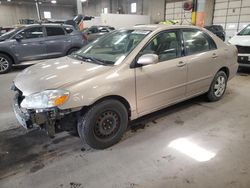 Toyota Corolla ce salvage cars for sale: 2005 Toyota Corolla CE