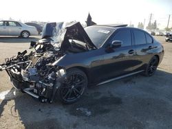 Salvage cars for sale at Rancho Cucamonga, CA auction: 2021 BMW 330E