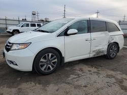 Salvage cars for sale at Chicago Heights, IL auction: 2015 Honda Odyssey Touring