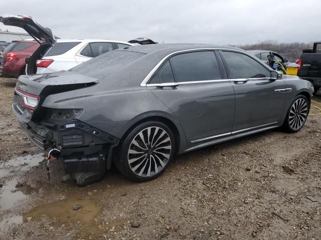 2017 Lincoln Continental Black Label