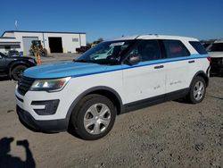 Salvage cars for sale at Lumberton, NC auction: 2016 Ford Explorer Police Interceptor