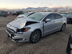 Salvage cars for sale at Magna, UT auction: 2017 Ford Fusion SE