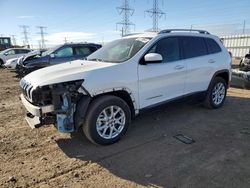 Salvage cars for sale from Copart Elgin, IL: 2017 Jeep Cherokee Latitude