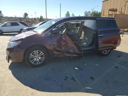 Salvage cars for sale at Gaston, SC auction: 2011 Honda Odyssey EX