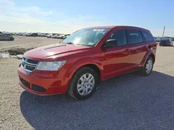 Salvage cars for sale at Houston, TX auction: 2013 Dodge Journey SE