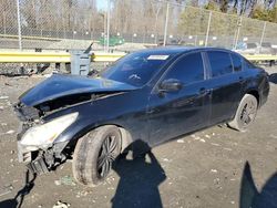 Salvage cars for sale at Waldorf, MD auction: 2013 Infiniti G37