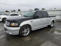 Salvage cars for sale at Martinez, CA auction: 2003 Ford F150 Supercrew Harley Davidson