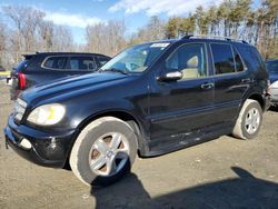 Salvage cars for sale at Waldorf, MD auction: 2005 Mercedes-Benz ML 350