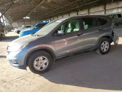 Salvage SUVs for sale at auction: 2015 Honda CR-V LX