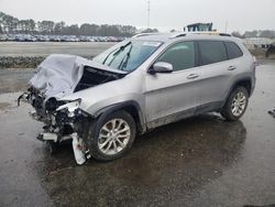 Salvage cars for sale at Dunn, NC auction: 2019 Jeep Cherokee Latitude