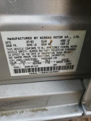 2003 Nissan Altima Base