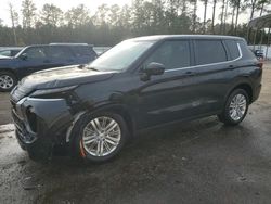 Salvage cars for sale at Harleyville, SC auction: 2024 Mitsubishi Outlander ES