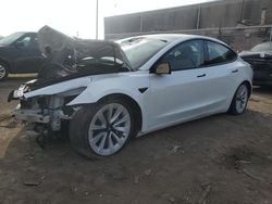 Salvage cars for sale at Fredericksburg, VA auction: 2022 Tesla Model 3