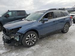 Salvage cars for sale at Wayland, MI auction: 2015 Subaru Outback 2.5I Limited