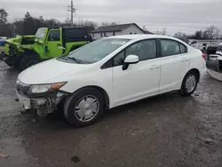 2012 Honda Civic HF en venta en York Haven, PA