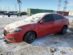 Salvage cars for sale at Elgin, IL auction: 2013 Dodge Dart SXT