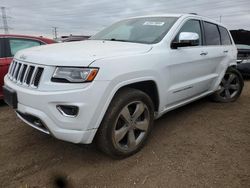 Salvage cars for sale at Elgin, IL auction: 2014 Jeep Grand Cherokee Overland