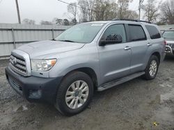 Salvage cars for sale from Copart Gastonia, NC: 2011 Toyota Sequoia Platinum