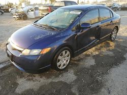 Salvage cars for sale at Los Angeles, CA auction: 2008 Honda Civic LX