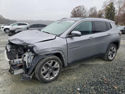 Salvage cars for sale at Concord, NC auction: 2020 Jeep Compass Limited