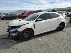 Salvage cars for sale at Las Vegas, NV auction: 2019 Honda Civic TYPE-R Touring