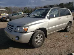 Salvage cars for sale at Charles City, VA auction: 2004 Toyota Highlander Base