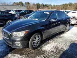 Salvage cars for sale at Exeter, RI auction: 2016 Infiniti Q50 Base