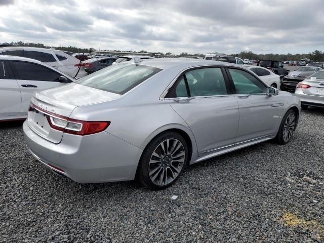 2018 Lincoln Continental Select