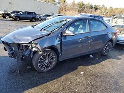 Salvage cars for sale at Exeter, RI auction: 2016 Toyota Corolla L